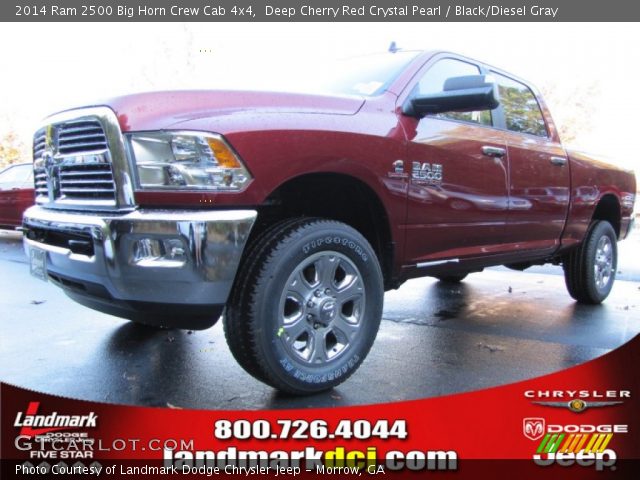 2014 Ram 2500 Big Horn Crew Cab 4x4 in Deep Cherry Red Crystal Pearl