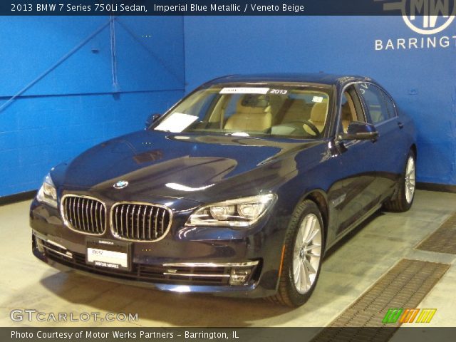 2013 BMW 7 Series 750Li Sedan in Imperial Blue Metallic