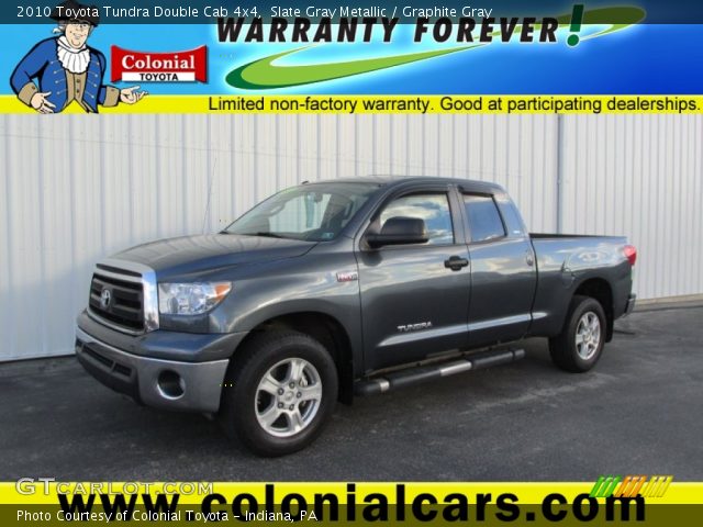 2010 Toyota Tundra Double Cab 4x4 in Slate Gray Metallic