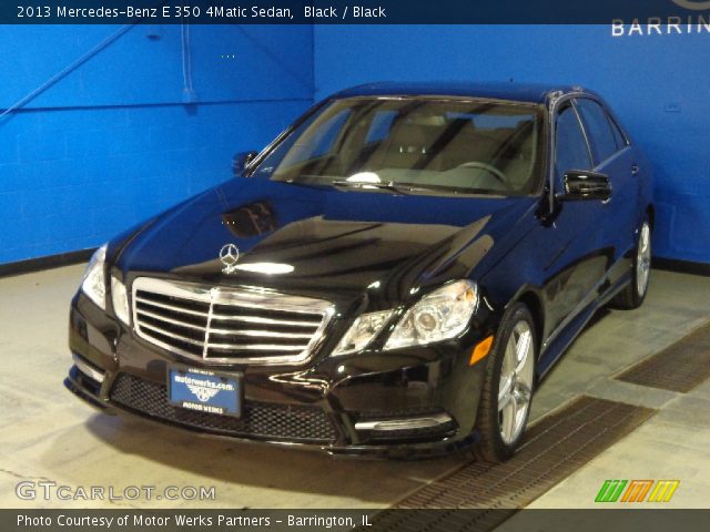 2013 Mercedes-Benz E 350 4Matic Sedan in Black