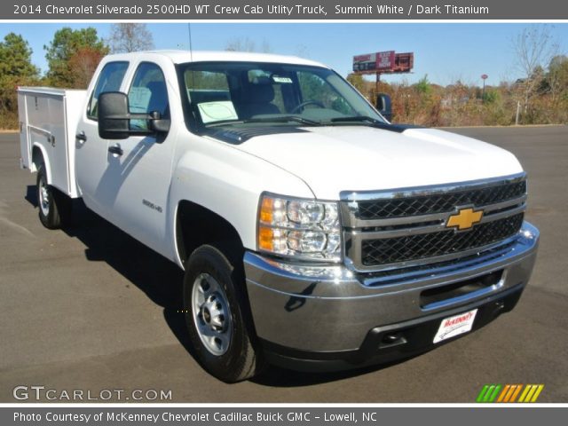 2014 Chevrolet Silverado 2500HD WT Crew Cab Utlity Truck in Summit White