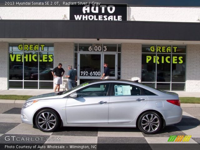 2013 Hyundai Sonata SE 2.0T in Radiant Silver