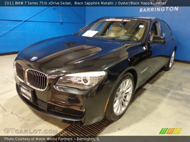 2011 BMW 7 Series 750i xDrive Sedan in Black Sapphire Metallic