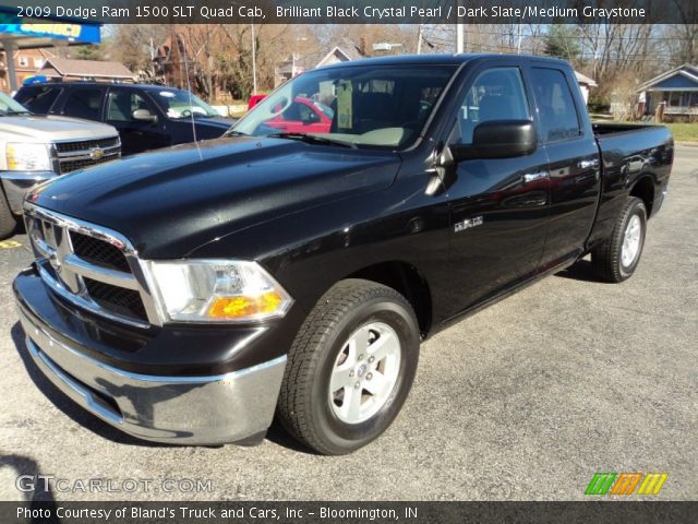 2009 Dodge Ram 1500 SLT Quad Cab in Brilliant Black Crystal Pearl