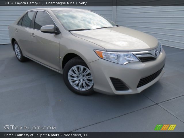 2014 Toyota Camry LE in Champagne Mica