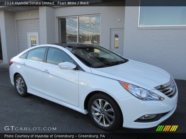 2014 Hyundai Sonata Limited in Pearl White