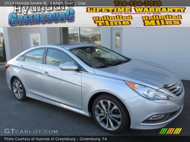 2014 Hyundai Sonata SE in Radiant Silver