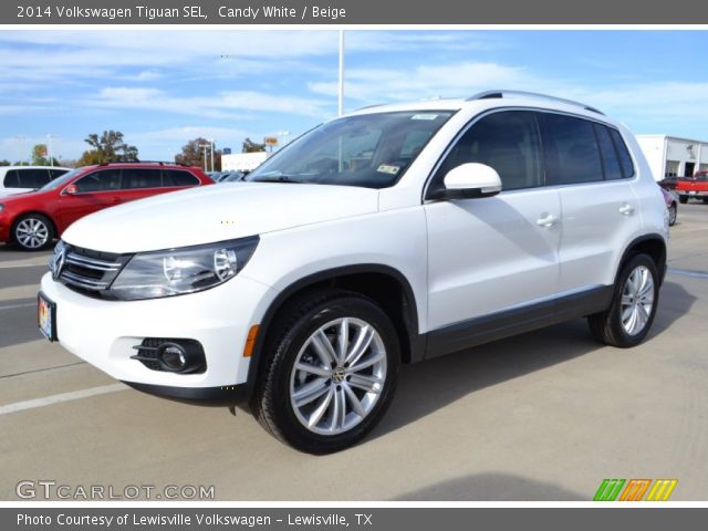 2014 Volkswagen Tiguan SEL in Candy White