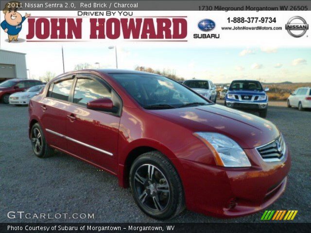 2011 Nissan Sentra 2.0 in Red Brick