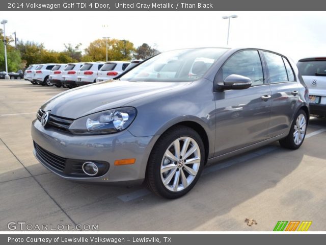 2014 Volkswagen Golf TDI 4 Door in United Gray Metallic