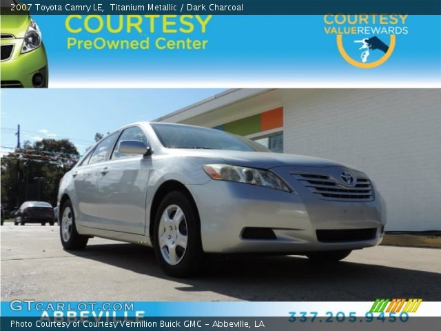 2007 Toyota Camry LE in Titanium Metallic