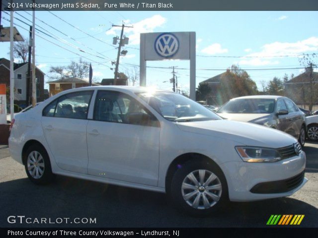 2014 Volkswagen Jetta S Sedan in Pure White