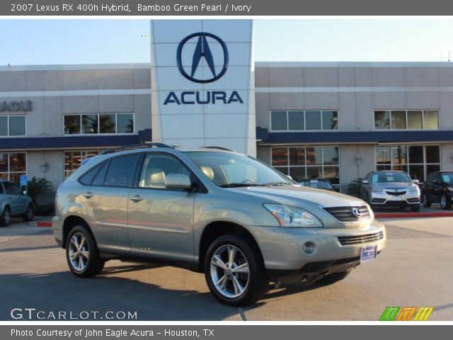 2007 Lexus RX 400h Hybrid in Bamboo Green Pearl