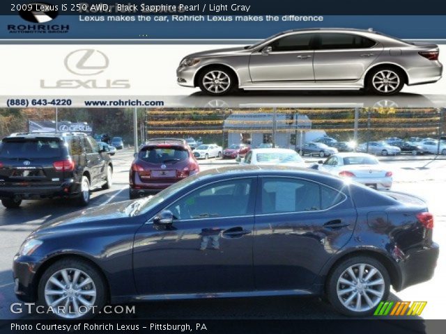 2009 Lexus IS 250 AWD in Black Sapphire Pearl