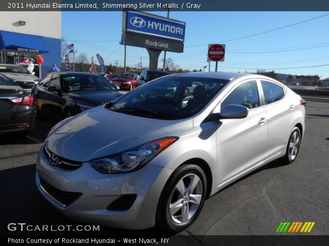 2011 Hyundai Elantra Limited in Shimmering Silver Metallic