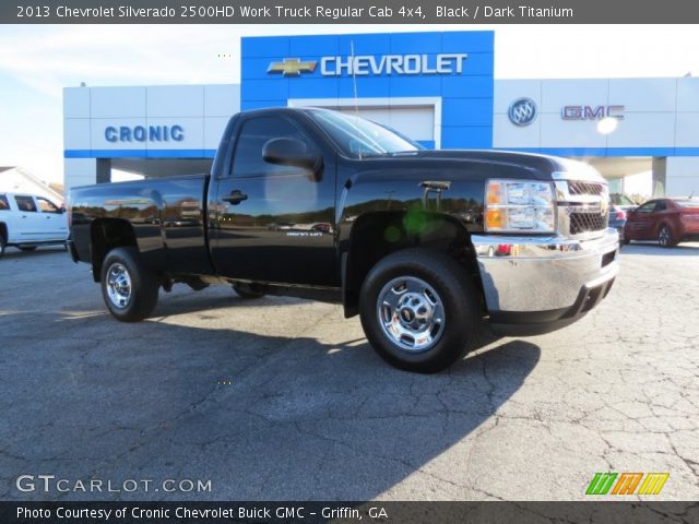 2013 Chevrolet Silverado 2500HD Work Truck Regular Cab 4x4 in Black