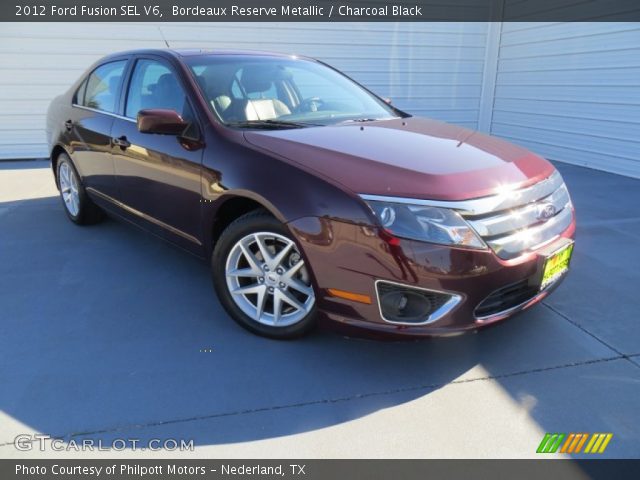 2012 Ford Fusion SEL V6 in Bordeaux Reserve Metallic