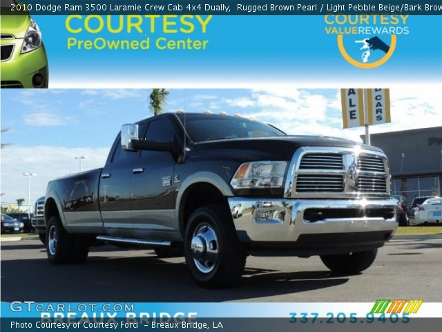 2010 Dodge Ram 3500 Laramie Crew Cab 4x4 Dually in Rugged Brown Pearl