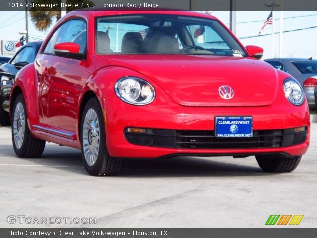 2014 Volkswagen Beetle 2.5L in Tornado Red