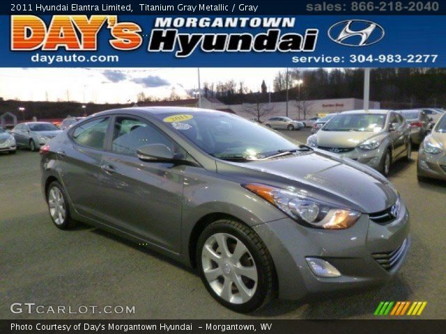 2011 Hyundai Elantra Limited in Titanium Gray Metallic