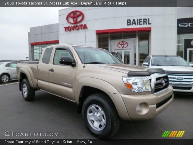 2008 Toyota Tacoma V6 Access Cab 4x4 in Desert Sand Mica