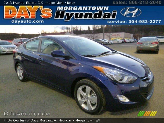 2013 Hyundai Elantra GLS in Indigo Night