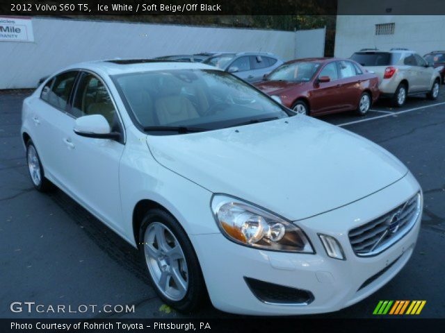 2012 Volvo S60 T5 in Ice White
