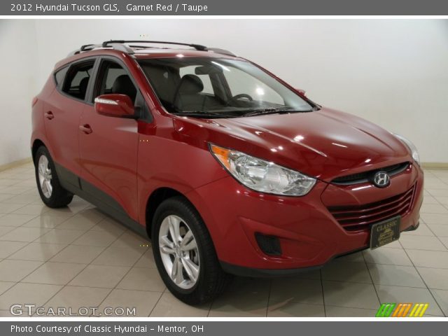 2012 Hyundai Tucson GLS in Garnet Red