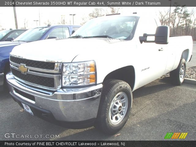 2014 Chevrolet Silverado 3500HD WT Regular Cab 4x4 in Summit White