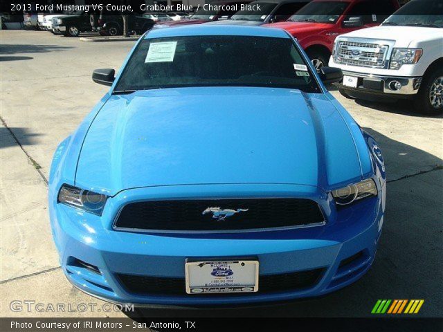 2013 Ford Mustang V6 Coupe in Grabber Blue