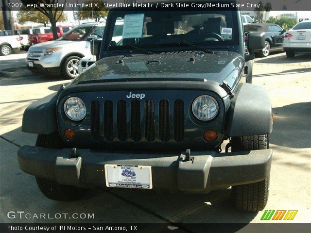2007 Jeep Wrangler Unlimited X in Steel Blue Metallic
