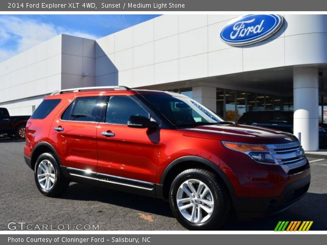 2014 Ford Explorer XLT 4WD in Sunset