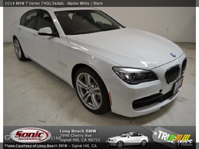 2014 BMW 7 Series 740Li Sedan in Alpine White