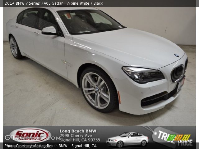 2014 BMW 7 Series 740Li Sedan in Alpine White