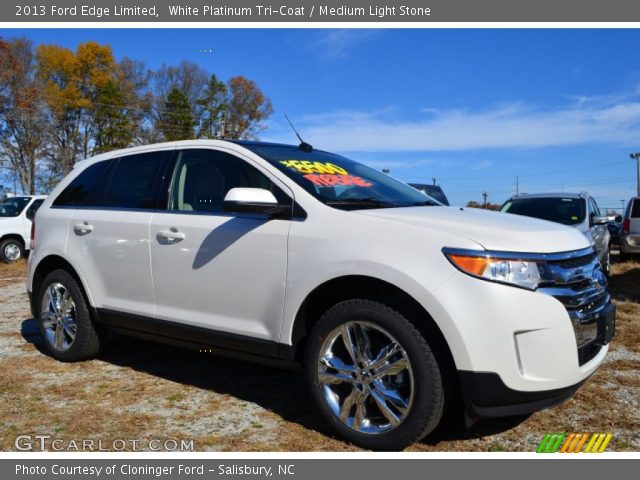 2013 Ford Edge Limited in White Platinum Tri-Coat