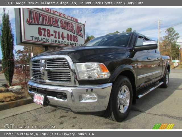 2010 Dodge Ram 2500 Laramie Mega Cab in Brilliant Black Crystal Pearl