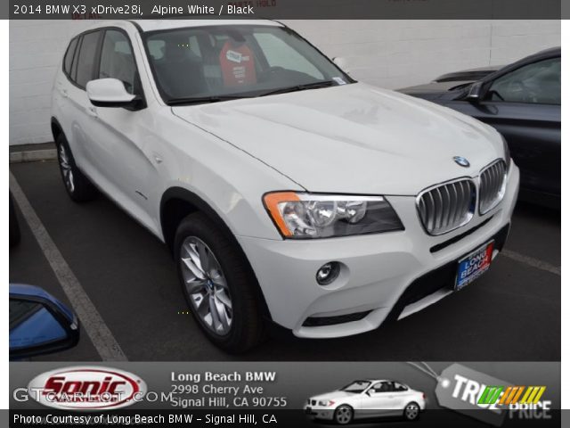 2014 BMW X3 xDrive28i in Alpine White