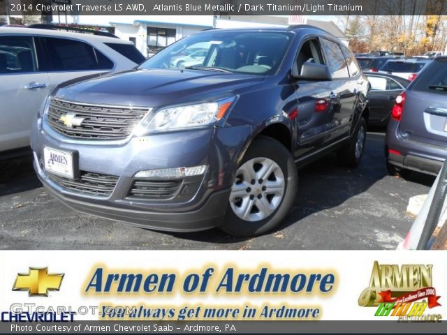 2014 Chevrolet Traverse LS AWD in Atlantis Blue Metallic