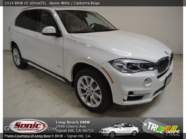 2014 BMW X5 sDrive35i in Alpine White