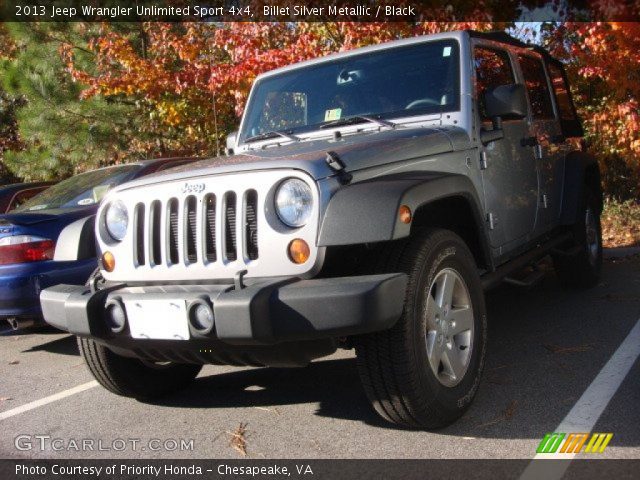2013 Jeep Wrangler Unlimited Sport 4x4 in Billet Silver Metallic