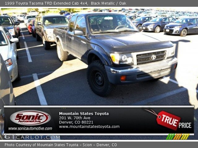 1999 Toyota Tacoma TRD Extended Cab 4x4 in Black Metallic