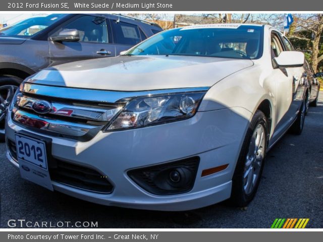 2012 Ford Fusion SE in White Suede
