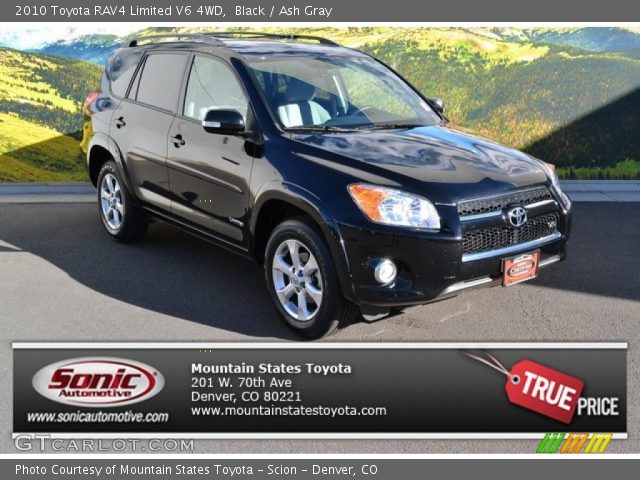 2010 Toyota RAV4 Limited V6 4WD in Black