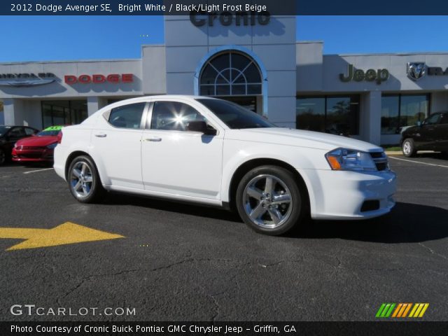 2012 Dodge Avenger SE in Bright White
