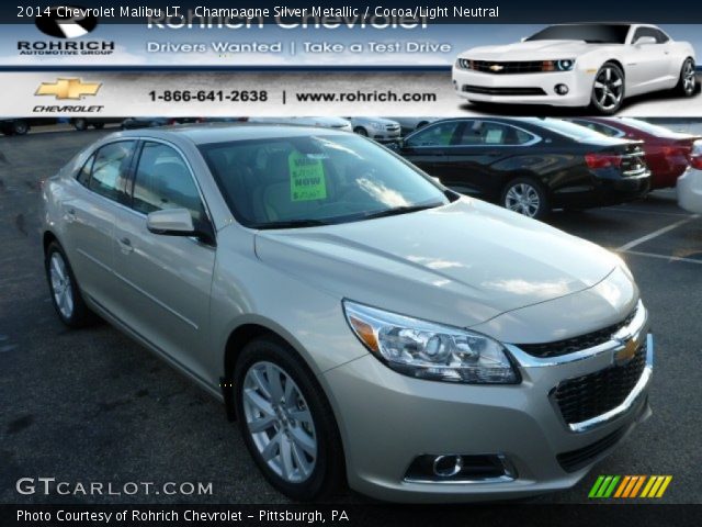 2014 Chevrolet Malibu LT in Champagne Silver Metallic