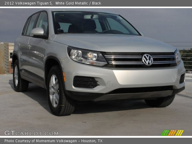 2012 Volkswagen Tiguan S in White Gold Metallic