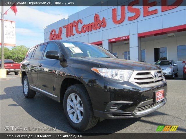 2013 Toyota Highlander V6 in Black