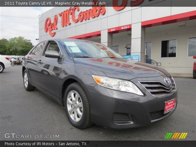 2011 Toyota Camry LE V6 in Magnetic Gray Metallic