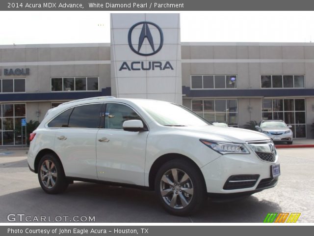 2014 Acura MDX Advance in White Diamond Pearl