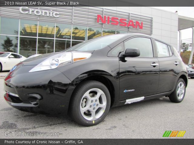 2013 Nissan LEAF SV in Super Black